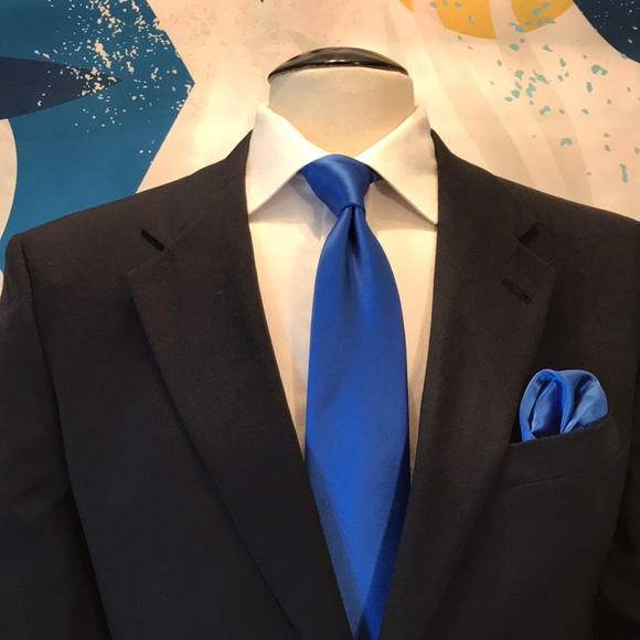 Hart Schaffner Marx Blue Blazer - Picture 2 of 16